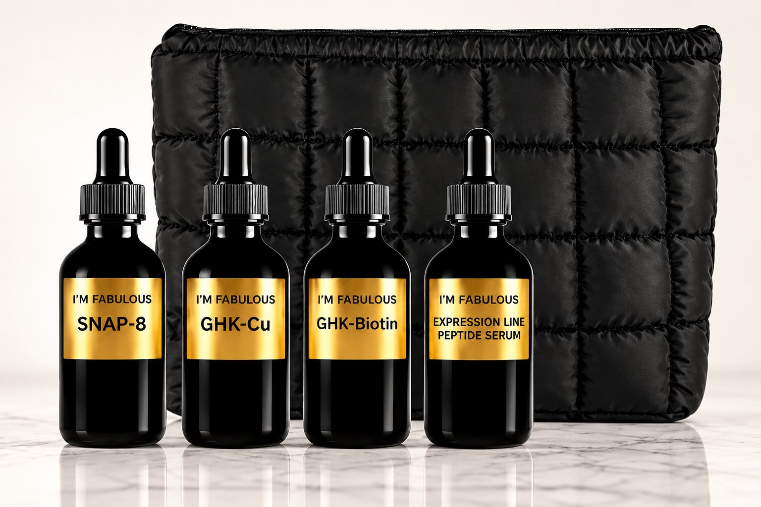 I’M FABULOUS COSMETICS peptide serum collection